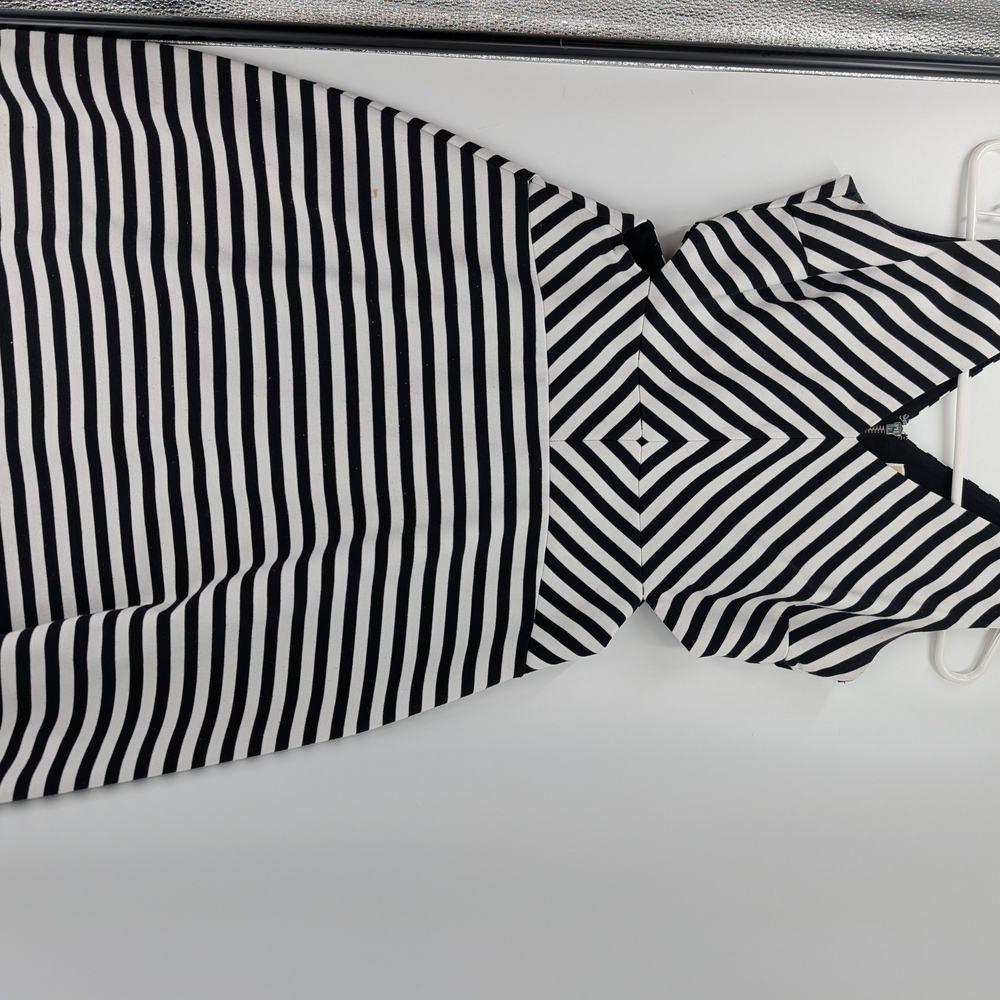 Summer MICHAEL Michael Kors Black and White Striped Dress